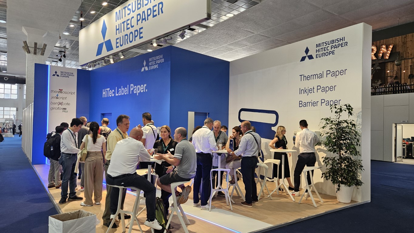 Besucher auf unserem Labelexpo-Stand 2023