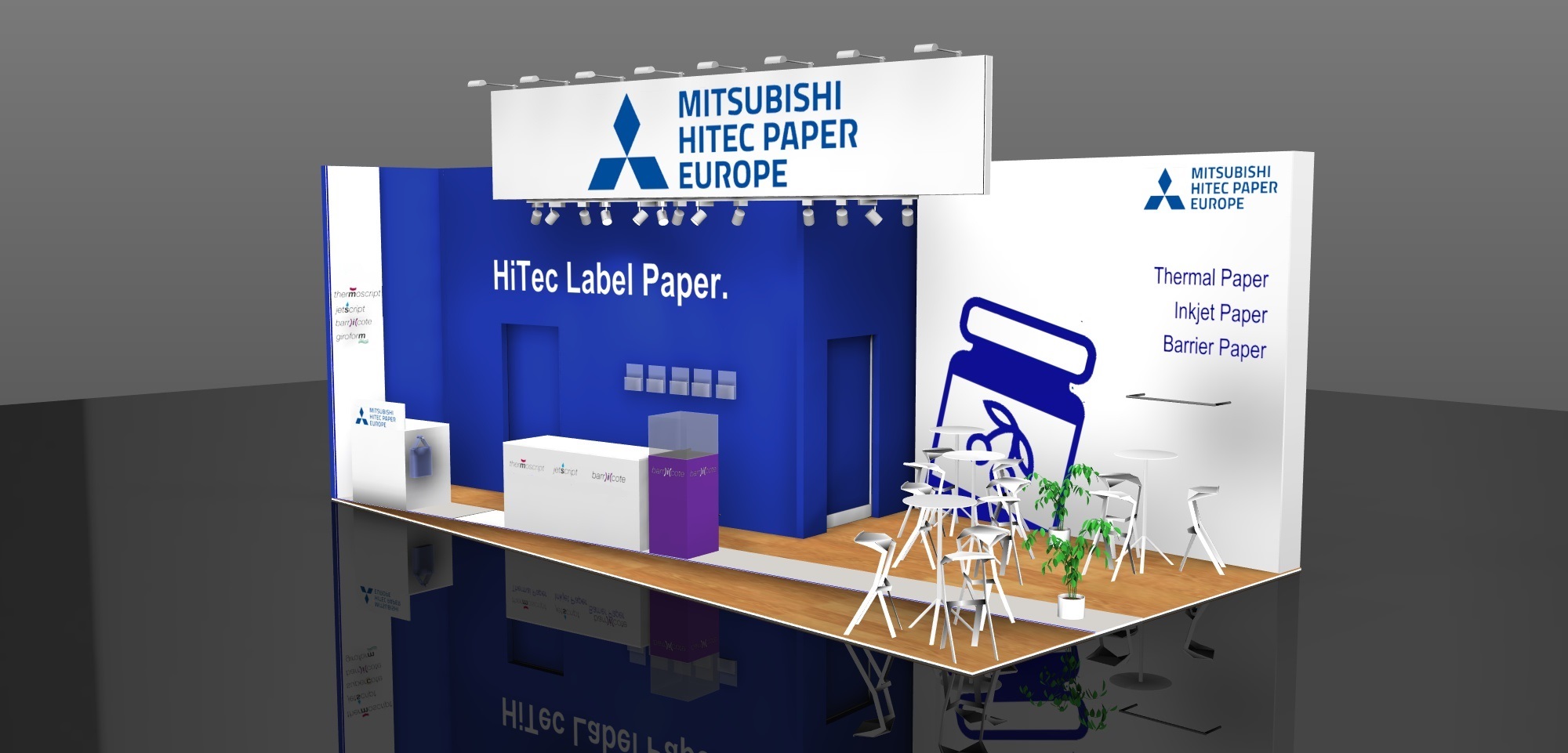 Messestand auf der Labelexpo Europe 2023